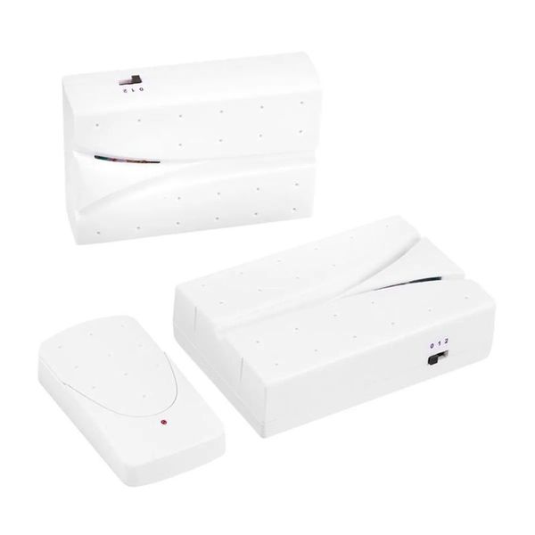 Campainha Sem Fio Key West com 2 Receptores e 1 Acionador Branca Campainha Key West Sem Fio com 2 Peças e 1 Acionador