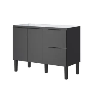 Gabinete para Cozinha Cisne 114x51,5x86cm MDP/MDF Cozimax Gabinete para Cozinha Cisne 114x51,5x86cm MDP/MDF Preto