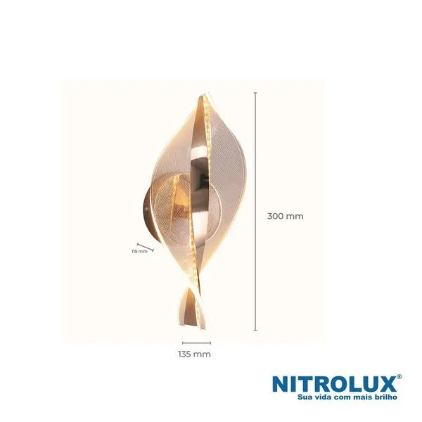 Arandela Led Ala-007D 3000K 10W Nitrolux