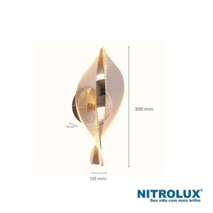 Arandela Led Ala-007D 3000K 10W Nitrolux