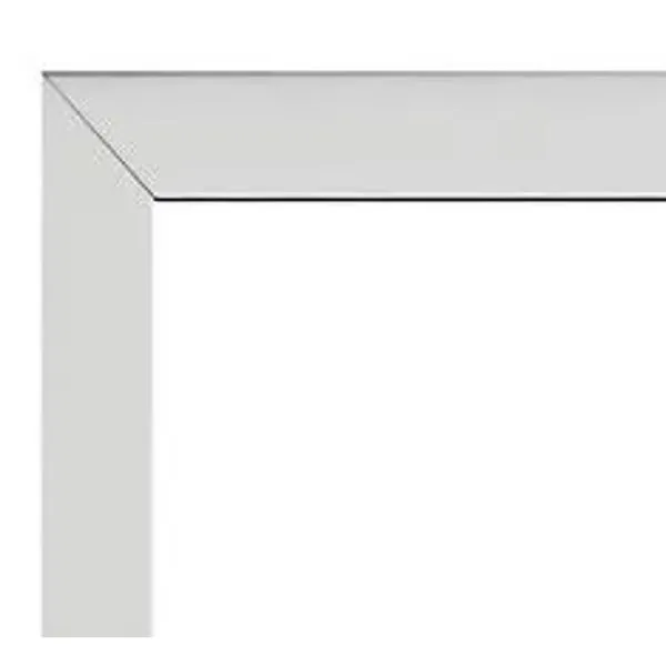 Guarnição Porta Integrada Veneziana Alumínio Branco 237x150 Alumifort Sasazaki
