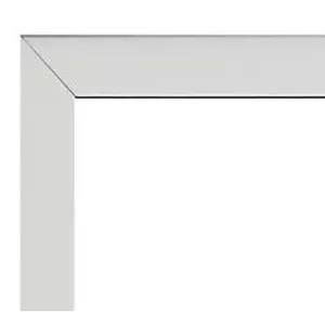 Guarnição Porta Integrada Veneziana Alumínio Branco 237x150 Alumifort Sasazaki