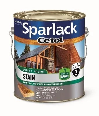 Verniz Stain Balan Ac Natural 3.6 L Sparlack B Agua