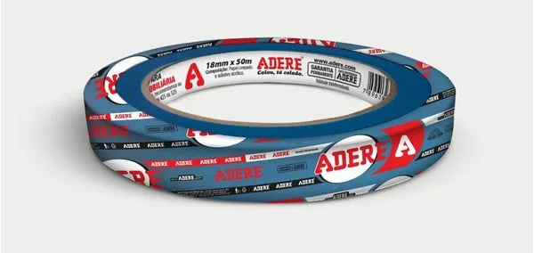 Fita Crepe Para Pintura Imobiliaria Azul 527S 18Mmx50M Adere