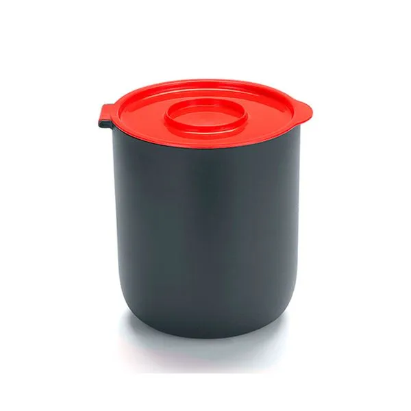 Lixeira para pia 3,5 litros black e red By Arthi