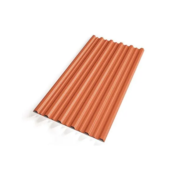 Telha trapezoidal de PVC 450x92cm 2mm cerâmica Precon