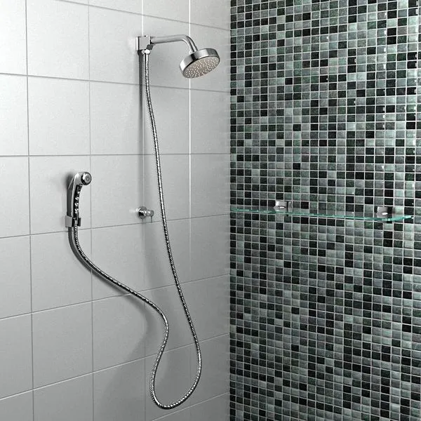 Chuveiro Ducha Alvox com Desviador Automático Cromado Alterna