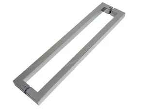 Puxador Duplo Goal 30x30x600mm Inox 304 Polido Geris