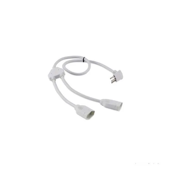 Extensão Multiplicadora Tripolar 20a Branco 1m 2t Force Line