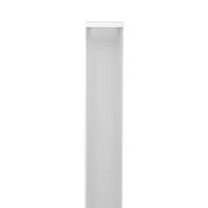 Perfil de Sobrepor 17mm em Alumínio Hava com 3 Metros Blumenau Perfil de Sobrepor Alumínio 17mm Branco com 3 Metros
