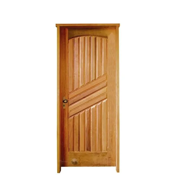 Kit porta de madeira Barcelona Itauba Rodam 210x82x14cm D imbuia