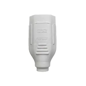 Plugue Gigante Femea 2 Polos Terra 20 Amperes Branco Dicompel