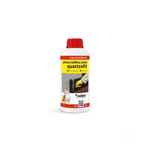 Impermeabilizante Pintura asfáltica Acqua 1 litro preto Quartzolit