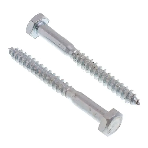 Parafuso rosca soberba cabeça sextavada 1/4" x 60mm para madeira 04 unidades Bemfixa