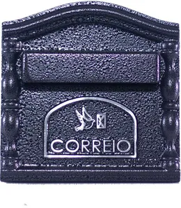 Caixa de Correio Decora 19x16x19cm Alumínio Pintsilk Caixa de Correio Decora 19x16x19cm Alumínio Preto