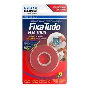 Fita Tekbond Dupla Face Acrílica 12mmx2m