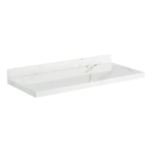 Prateleira Porcelanato Veneza 100Cm Branca Darabas