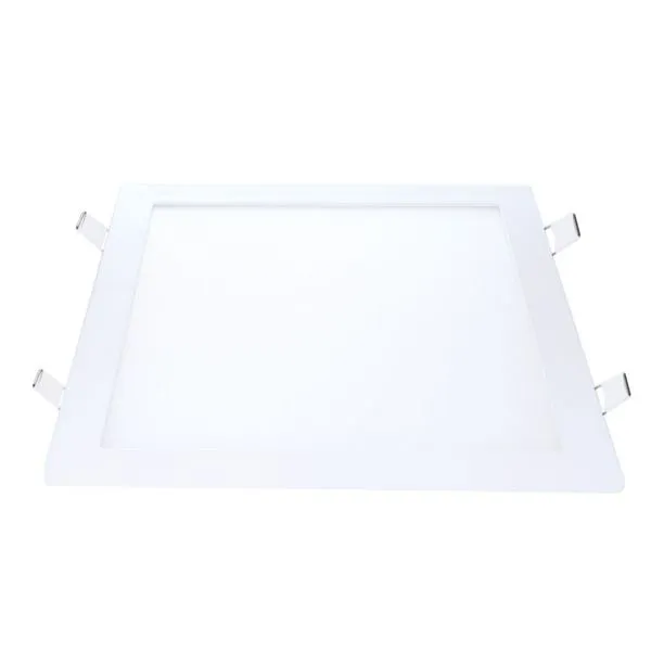 Painel LED de Embutir Pop Quadrado Luz Branca Bivolt Avant Painel de LED Embutir Pop 24W 30x30cm 1680 Lúmens Luz Branca