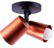Spot de Sobrepor c/ 2 Luzes Cobre Startec