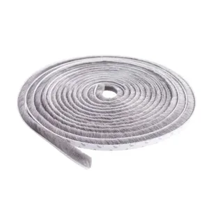 Veda Frestas Com Escova 10X7Mm 5 Metros Cinza Comfort Door