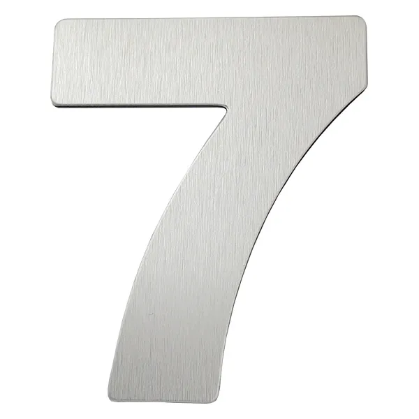 Número 7 Adesivo Alumínio Composto 12,5cm