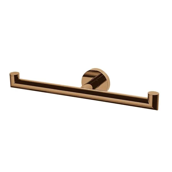 Suporte 2 em 1 Porta Toalha de Rosto e Papel Higiênico Loft Rose Gold