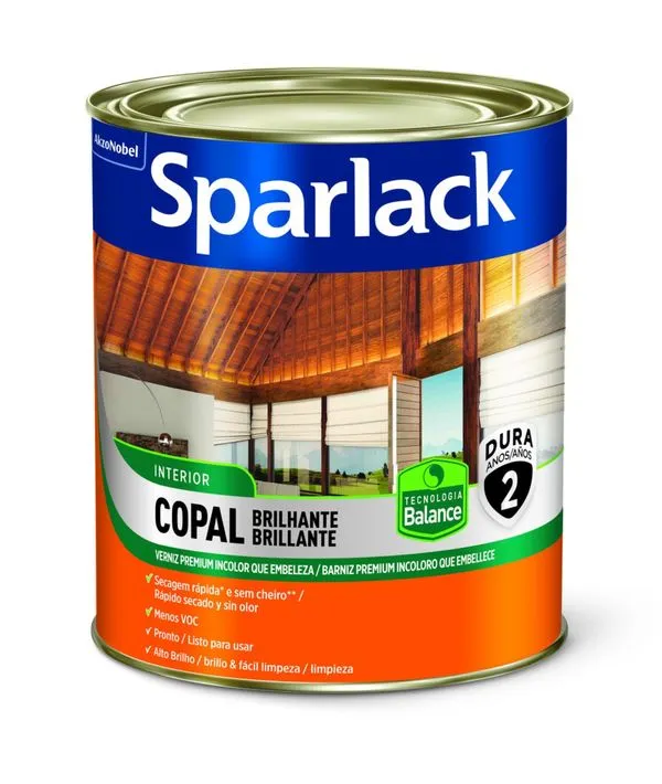 Verniz Sparlack Copal Balance Incolor BriIhante 900ml