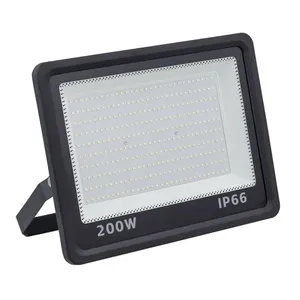 Refletor LED Ultrafino Retangular 200W 6000K Gaya 9542 Preto Bivolt