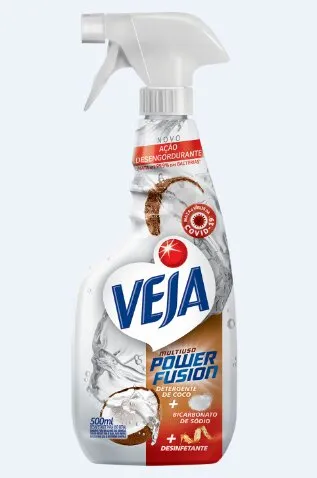 Veja Limpador Multiuso Power Fusion Côco Pulverizador 500mL