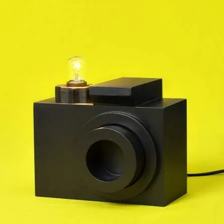 Luminaria Flash Carambola Linha Bright Preto E27 40 W