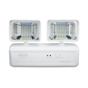 Luminária de Emergência com 2 Faróis e 24 Leds Branco Bivolt Segurimax