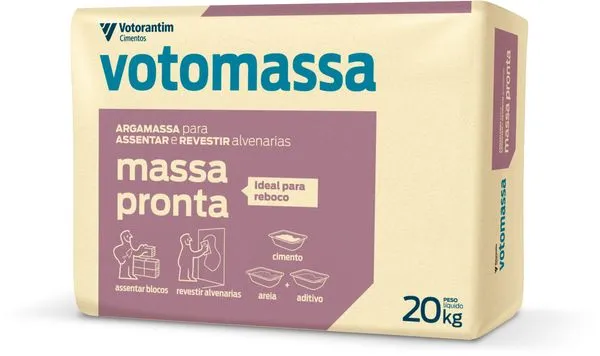Argamassa Votoran Assentamento e Revestimento 20Kg
