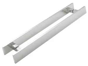 Puxador Barra Plana Pop Line Inox 201 Polido Geris Puxador Barra Plana Pop Line 40cm Inox 201 Polido