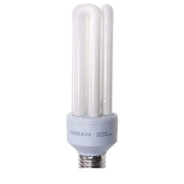 Lâmpada eletrônica fluorescente Dulux 8.0Hs 127V 22W 2700K amarela Osram