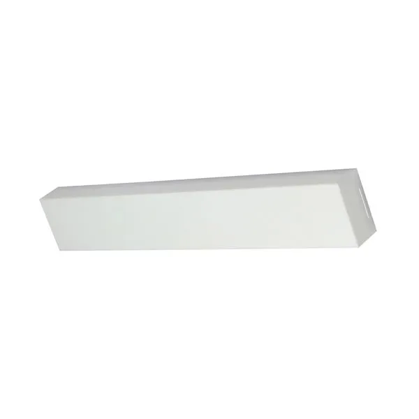 Luminária de sobrepor LED Tualux 65x10cm 18W bivolt 6500K branca Valência