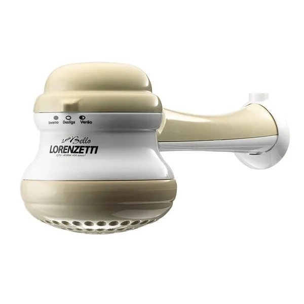 Chuveiro Lorenbello Bege 3 Temperaturas 5500w 220v Lorenzetti
