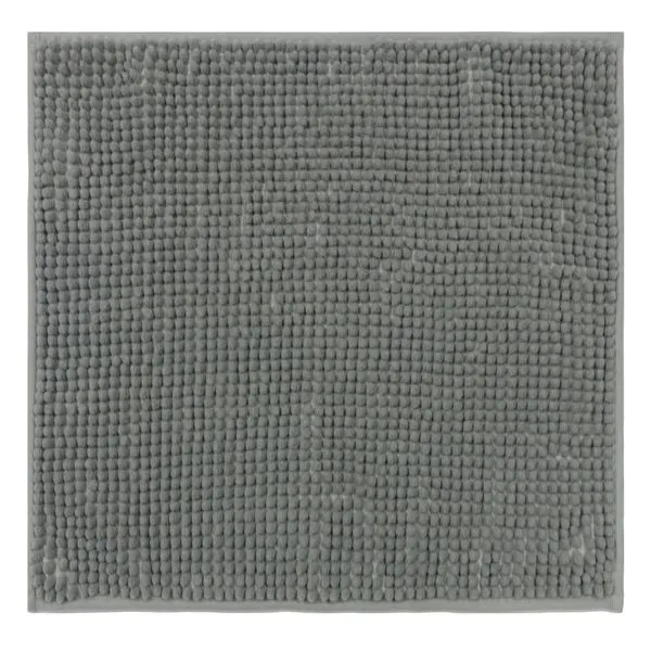 Tapete Chenille 60X40Cm Cinza Escuro Uzoo