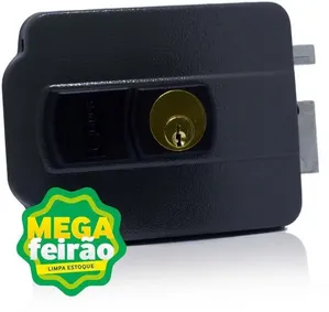 Fechadura Eletrica Lider LR120S Lotus Chave Simples Abre Para Dentro