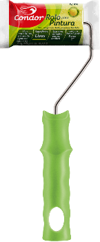 Rolo De Espuma Amarela Para Pintura 5Cm Com Suporte 976 Condor