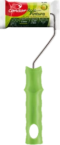 Rolo De Espuma Amarela Para Pintura 5Cm Com Suporte 976 Condor