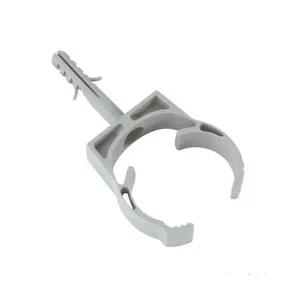 Abraçadeira com Bucha 3/4 de Plástico Cinza Tramontina
