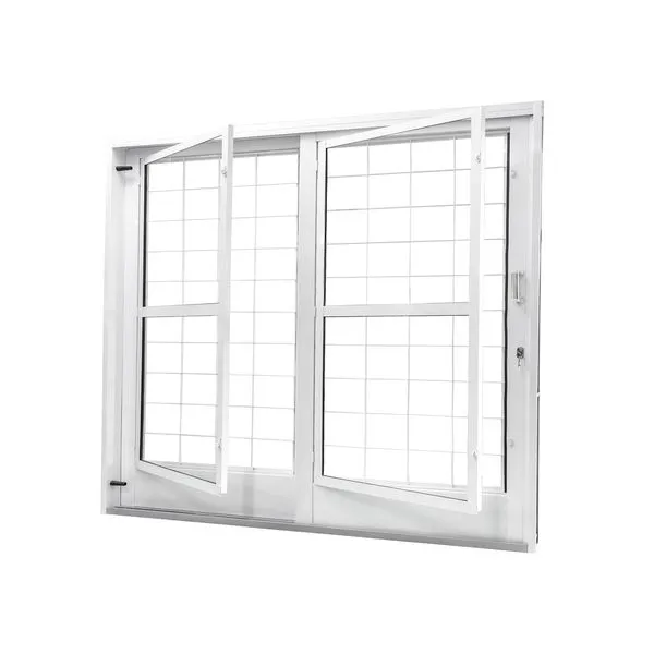 Porta Aço Mista Bascular Vidro Liso Esquerda 83X215X12 Unicsol Branco Ramassol