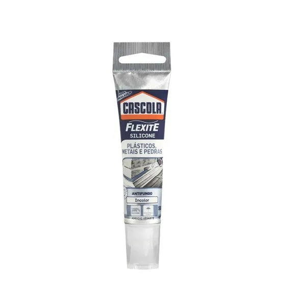 Silicone Neutro Cascola Metais e Pedras Incolor 50g Henkel