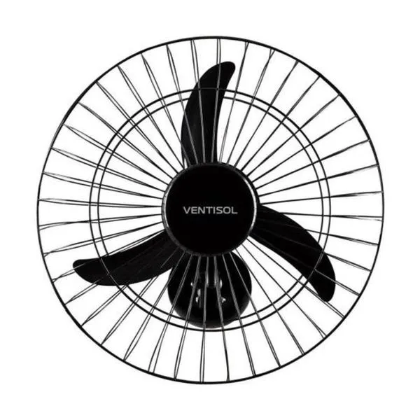 Ventilador De Parede 50cm 220v New Preto Ventisol