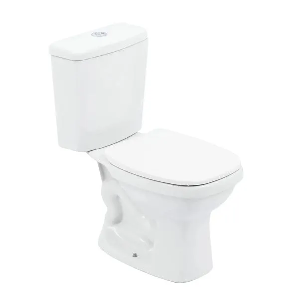Vaso Sanitário com Caixa Acoplada 3/6l e Assento Like Branco Celite
