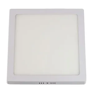 Painel LED de Sobrepor Home Quadrado A1 Luz Amarela Bivolt Bronzearte Painel LED Sobrepor Quadrado Home 18W 21X21cm 1530 Lúmens Luz Amarela