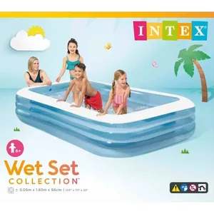 Piscina Familiar 1050 Litros Azul Intex