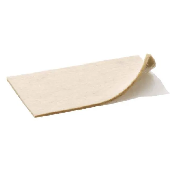 Feltro de lã retangular 9x15cm com 1 peça 4241 creme Talentos