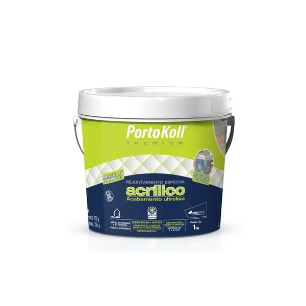 Rejunte Acrílico Marfim 1kg Portokoll