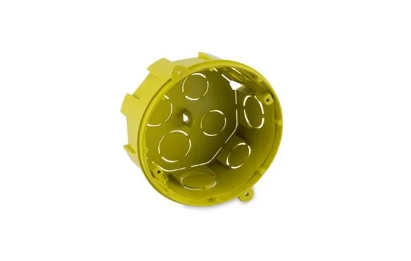 Caixa De Luz 4x4 Redonda Amarela Force Line